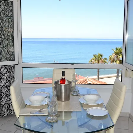 Beach Front Studio Apartment On Torrox Costa Exterior photo